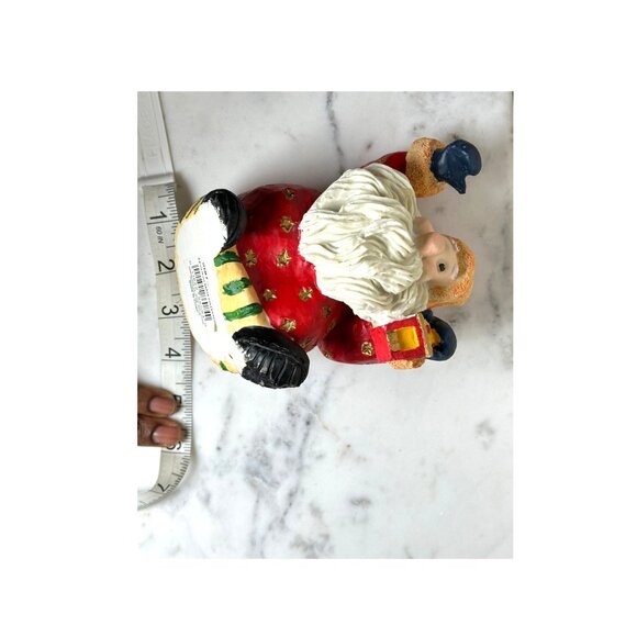 Vintage Santa Collectible Figurine 5.5" Hand-Painted Holiday Decor China - Picture 5 of 7